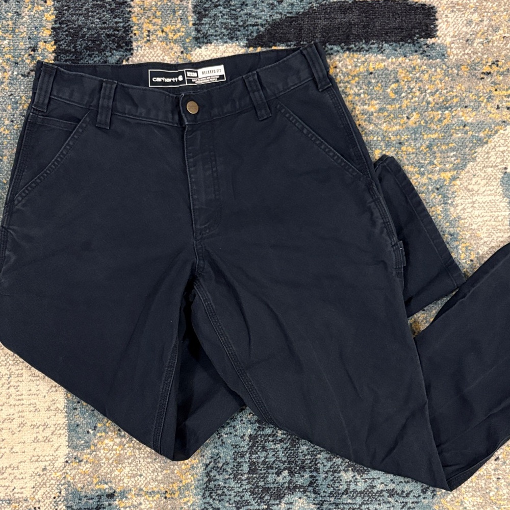 Men’s Carhartt Dark Blue utility pants 32x30